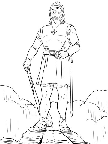 Leif Erikson  Coloring Page